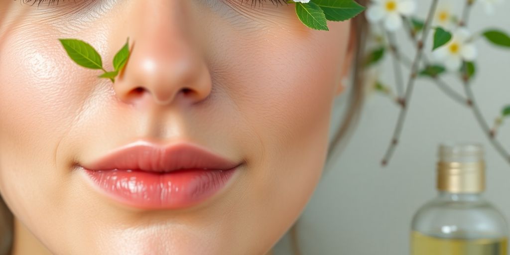 Glowing face with natural remedies