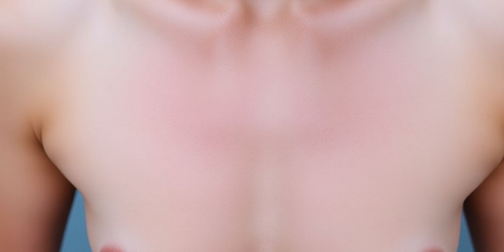 Woman's smooth skin with fading dark spots.
